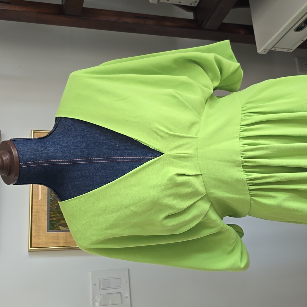 ALEXIA ADMOR KELLY GREEN DRESS SIZE 10